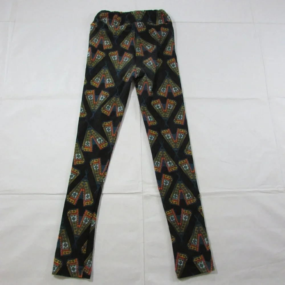 Lularoe Youth Kid's L/XL Teepee Indian Southwestern Leggings